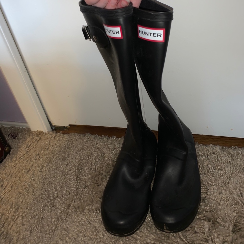 Hunter rain boots